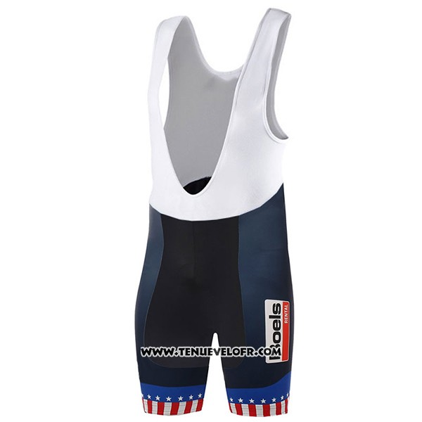 2017 Maillot Ciclismo Boels Dolmans Champion Etats Unis Manches Courtes et Cuissard